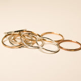 Hammered Stacker Ring